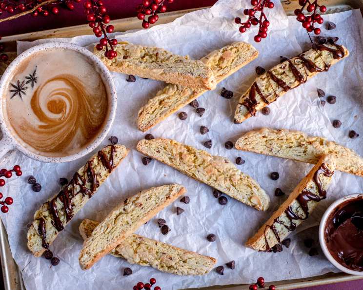 Almond Biscotti - Sip and Feast