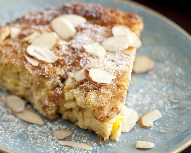 Pan Baked Lemon Almond Tart Recipe - That's Nerdalicious