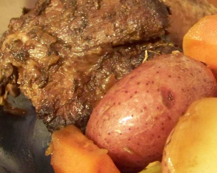 The Best Crockpot Pot Roast Recipe - Savory Nothings
