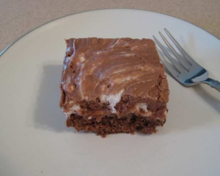 Easy Mississippi Mud Cake - Plowing Through Life