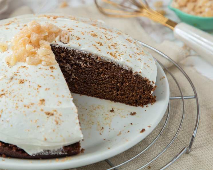 Easy Pear and Ginger Cake (With Gluten-Free Option) - April J Harris