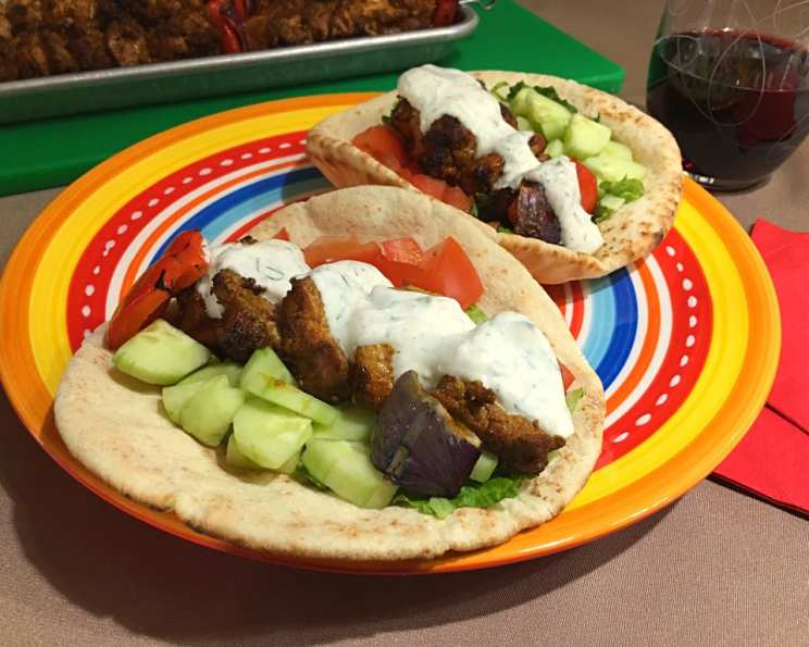 Shawarma Chicken Kabobs Recipe