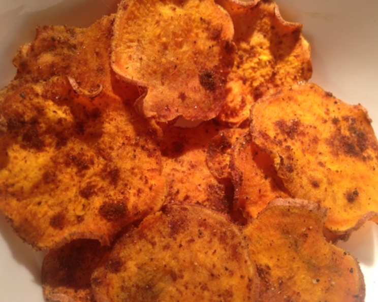 Garam Masala Sweet Potato Chips Recipe