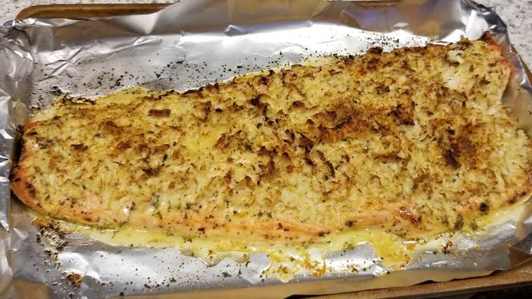 Baked Salmon Topped With Crab Recipe - Food.com