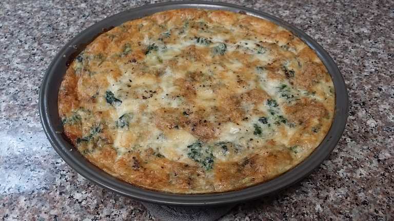 Caramelized Onion, Gruyere, and Spinach Crustless Quiche Recipe - Food.com