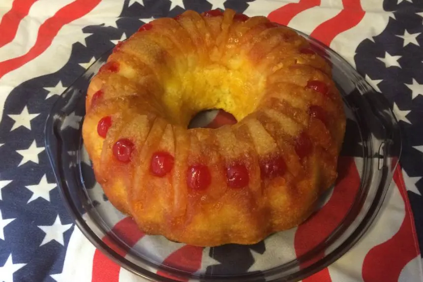 Pineapple Upside Down Bundt Cake