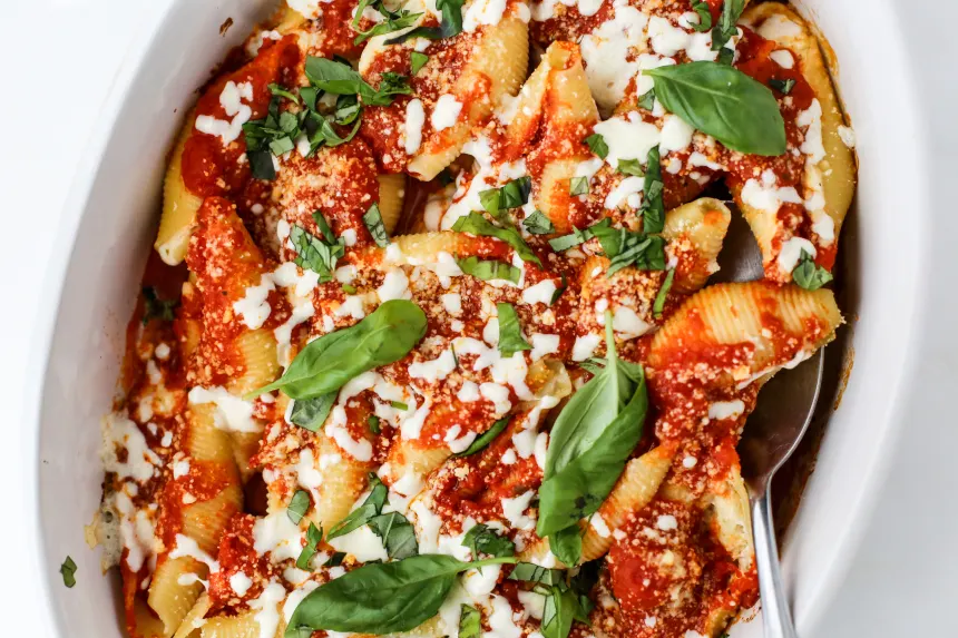 Baked Stuffed Pasta Shells Recipe - Food.com