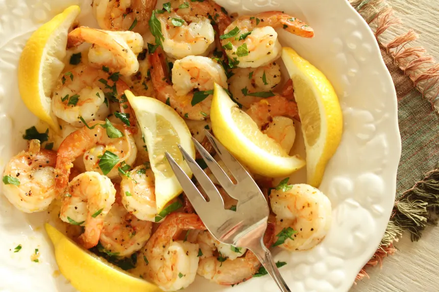 Garlic Shrimp Scampi - Over The Fire Cooking