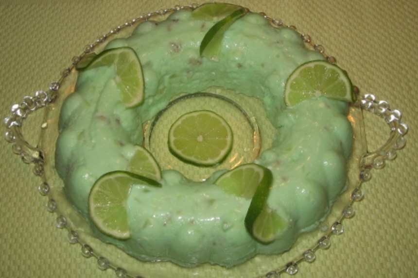 Mardi Gras Layered Grape-Lemon-Lime Jell-O Mold, Recipe