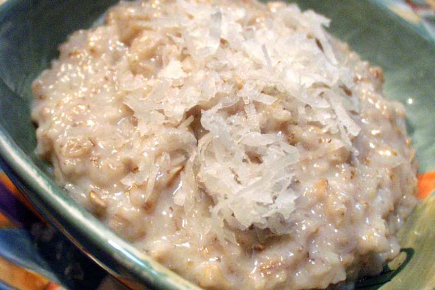 Coconut Cream Oatmeal Recipe