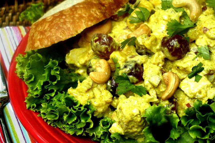 Curried Chicken Salad - All Day I Dream About Food