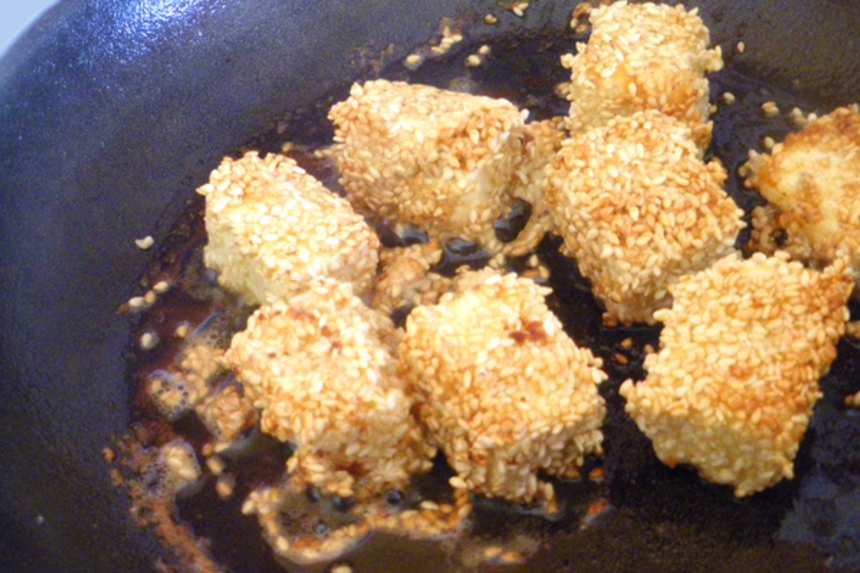 Feta Saganaki With a Sesame-Seed Crust Recipe - Food.com