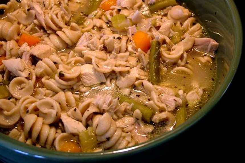 Grandma's Homemade Chicken Noodle Soup (Stovetop or Pressure Cooker) -  Familystyle Food