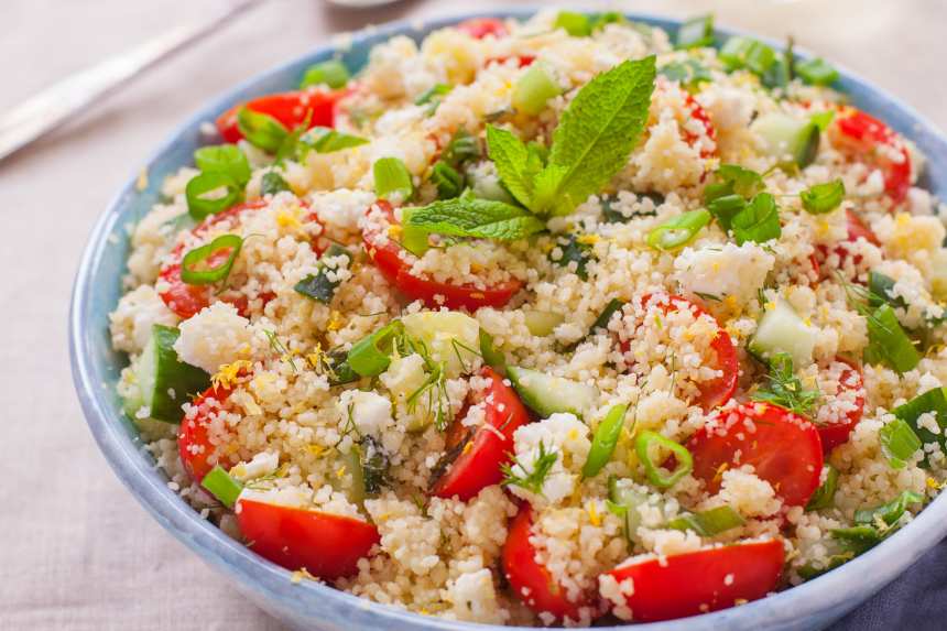 Lemony Couscous With Mint, Dill and Feta Recipe - Food.com