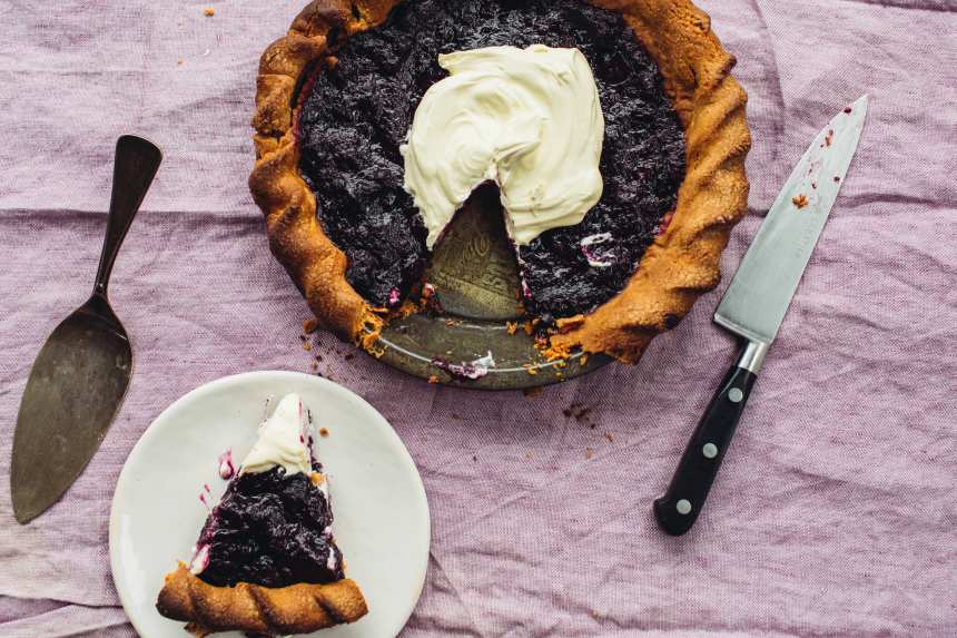 Saucy Summer Blueberry Pie Recipe - Food.com