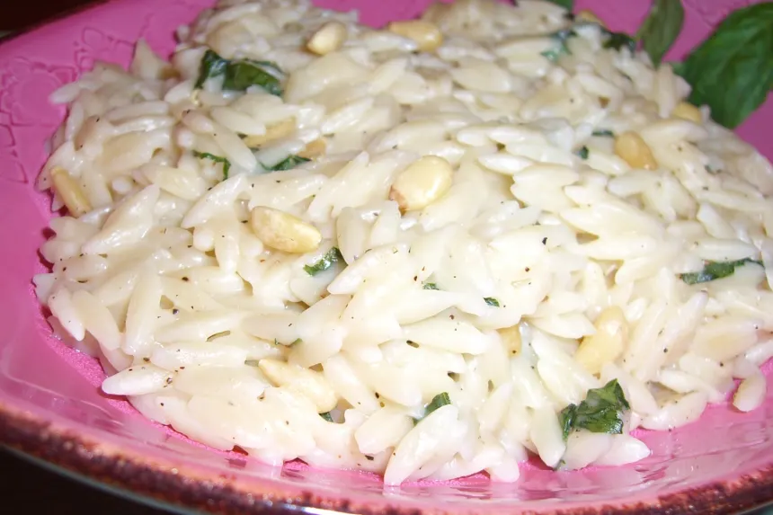 Creamy Parmesan Orzo - Life Made Simple