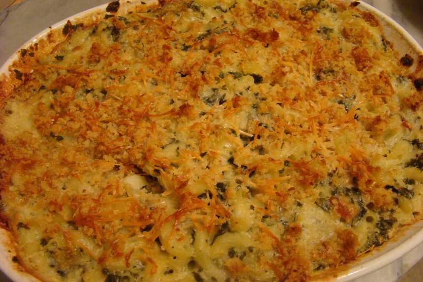 Four Cheese Spinach Macaroni Recipe - Food.com