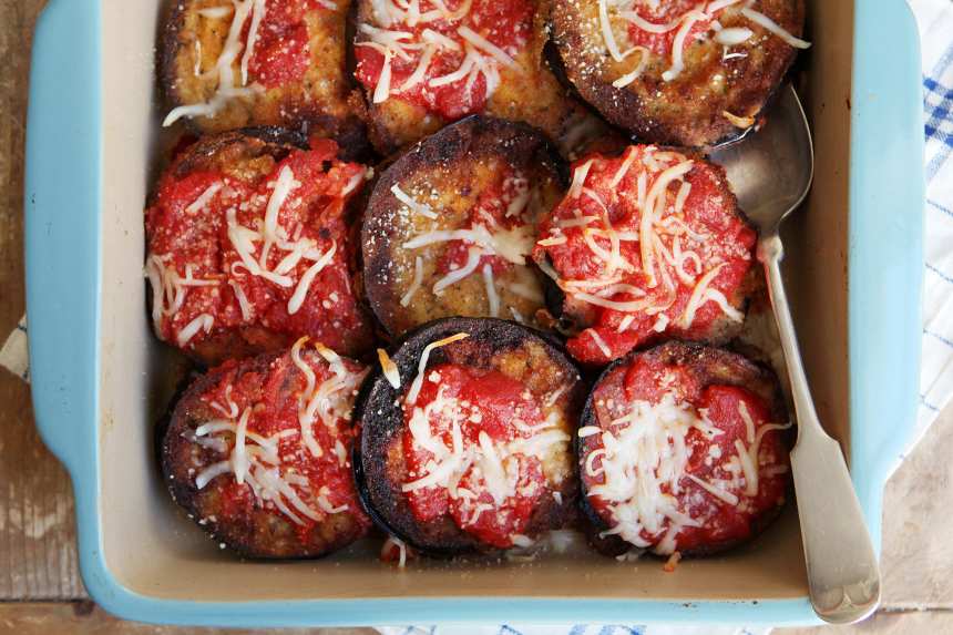 Easiest Eggplant Parmesan Recipe Food Com