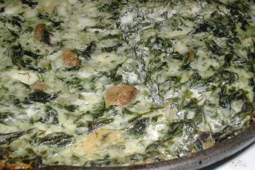 Crustless Dill Spinach Quiche With Mushrooms and Cheese Recipe - Food.com