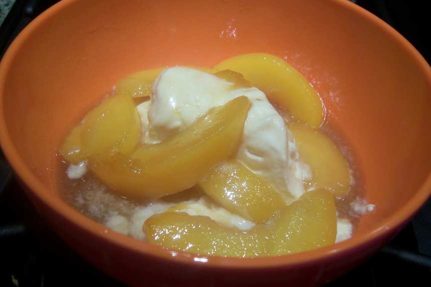 Sauteed Peaches with Vanilla Ice Cream Recipe - Food.com