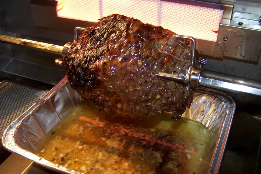 Rotisserie Leg of Lamb in the Vortex Air Fryer Oven! 