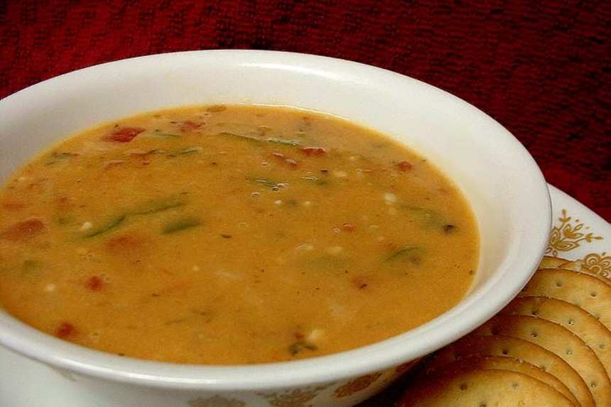 Creamy Stuffed Bell Pepper Soup for One Recipe