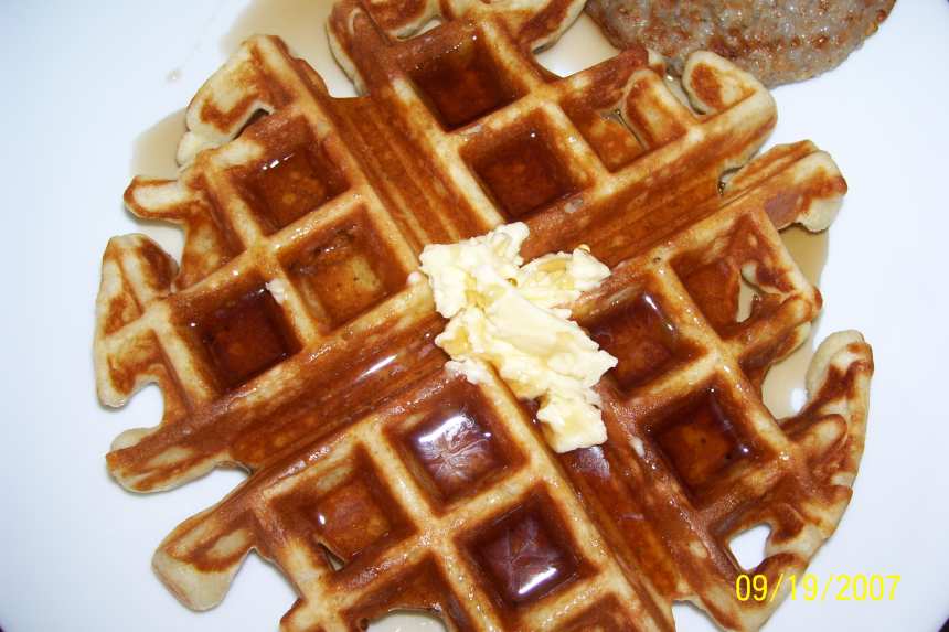 Homemade Belgian Waffles