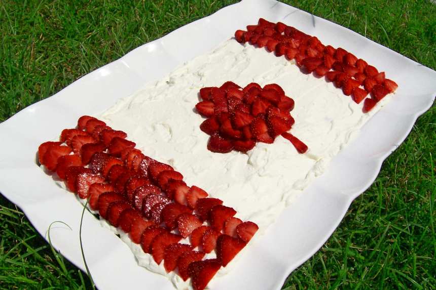 Happy Canada Day Celebration Cake Flags Stock Photo 435882901 | Shutterstock