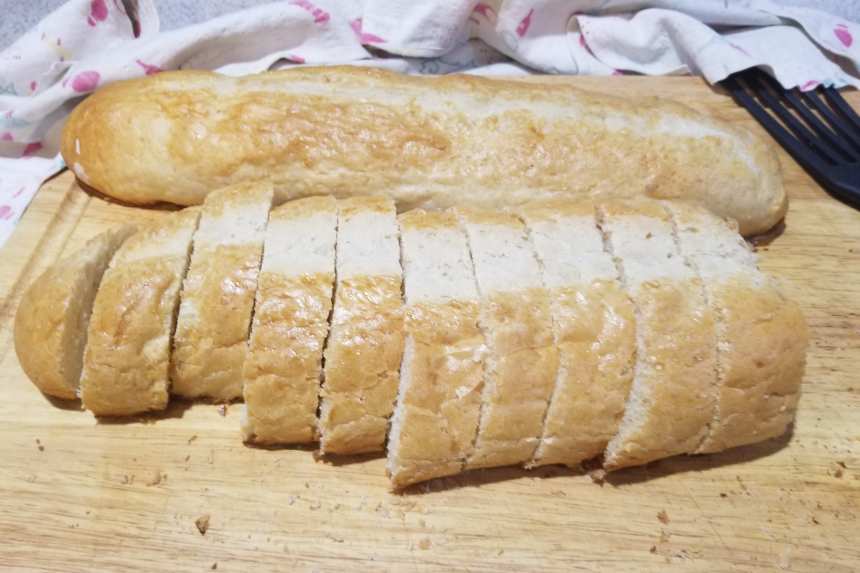 Homemade Italian Bread using Bread Machine - Hungry Dane Kitchen