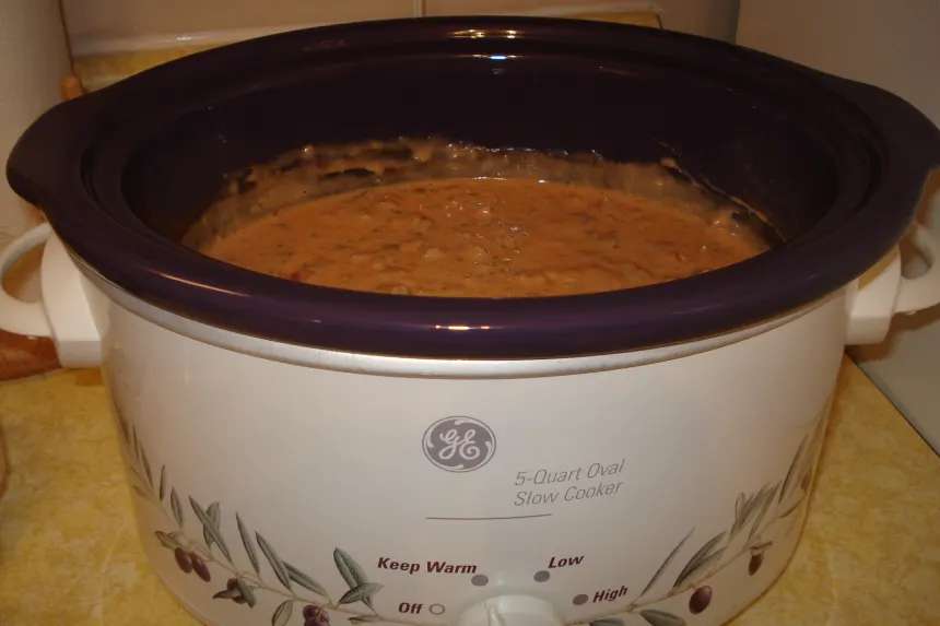 Crock Pot; Meaty Cheese Dip Recipe 