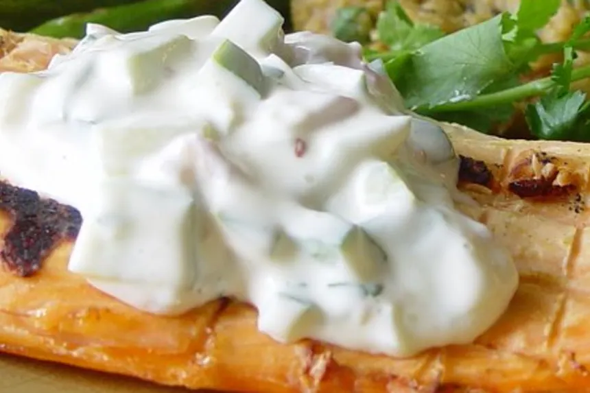 Broiled Salmon Fillets With a Spicy Sauce Recipe - Food.com