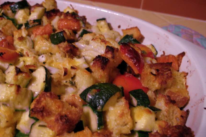 Zucchini Vegetable Stuffing/Casserole Recipe