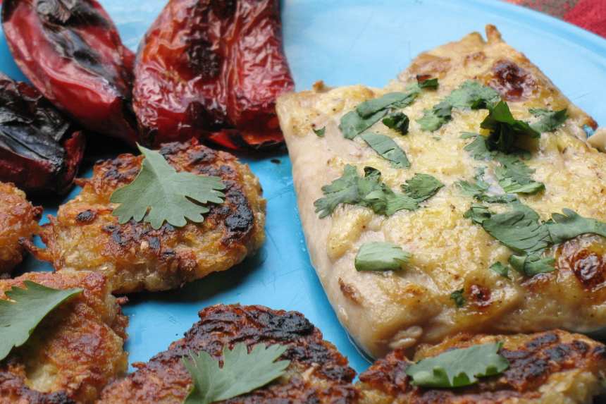 Sea Bass With Garlic Mayonnaise Recipe