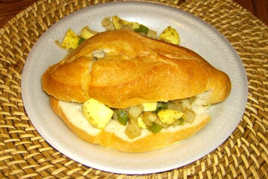 Moroccan Style Potato and Egg Sandwiches Recipe