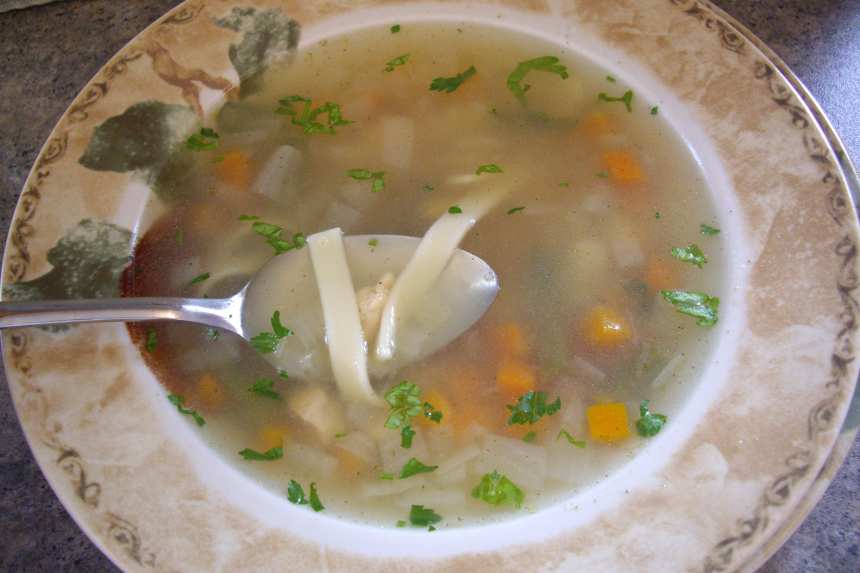 Chicken Noodle Soup With Fresh Herbs Recipe - Healthy.Food.com