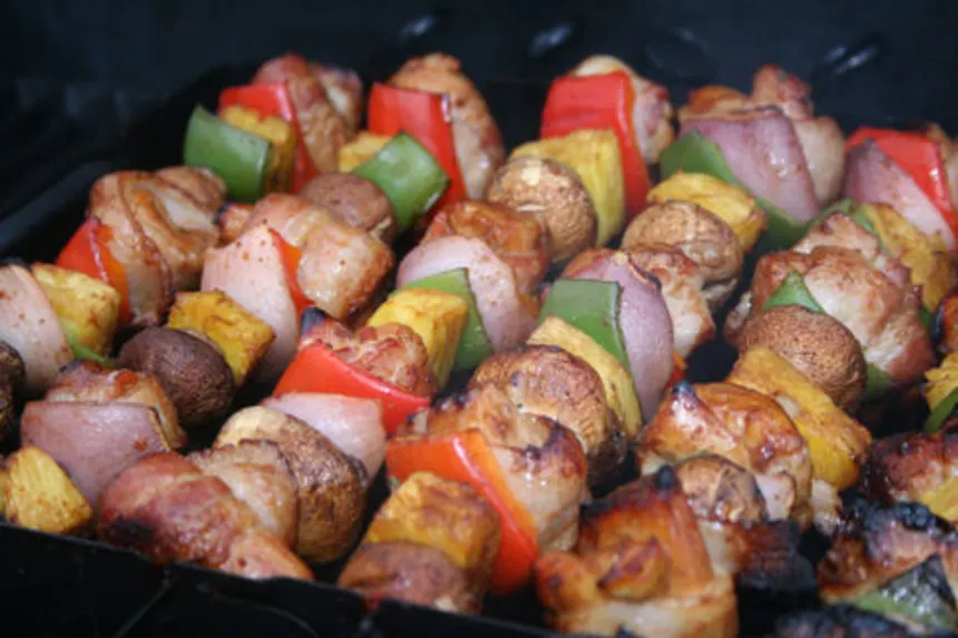 Chicken Bacon Kabobs