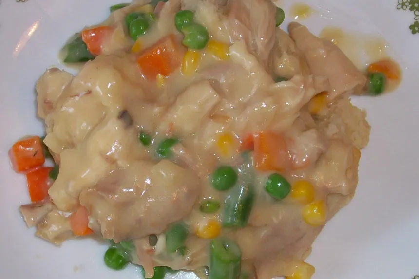 Chicken a la veg top