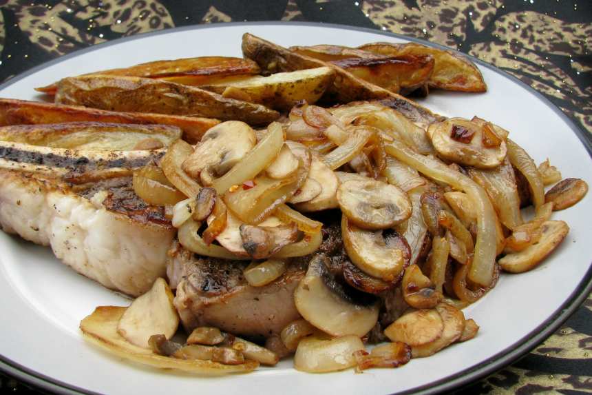 MushroomOnion Burger/Steak Topper Recipe
