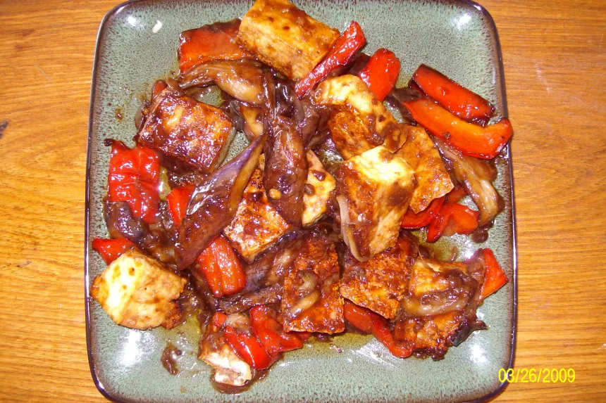 Stir-Fried Eggplant and Tofu Recipe - Food.com