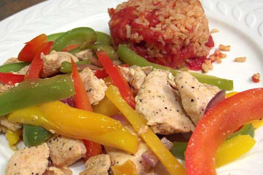 Chicken Fajita Stir-Fry With Peppers Recipe - Food.com