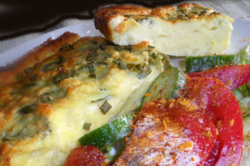 Easy Green Chili Eggs Recipe