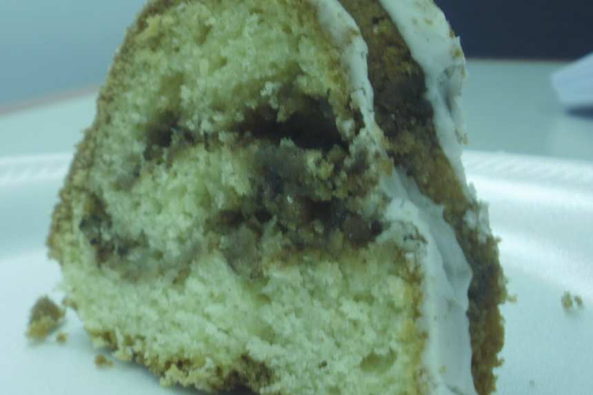 Sour Cream Coffee Cake with Cinnamon-Walnut Swirl - Once Upon a Chef