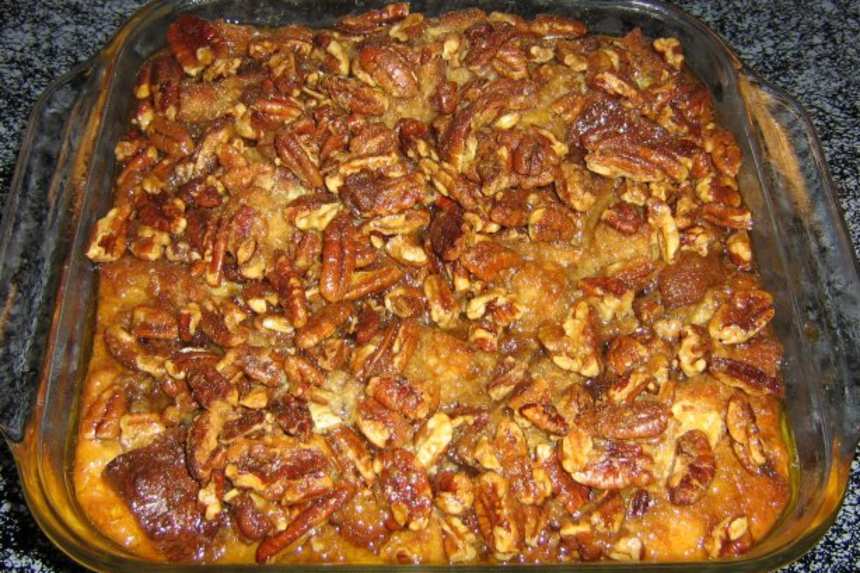 Maple-Pecan Praline Topped French Toast Bread Pudding Recipe - Food.com