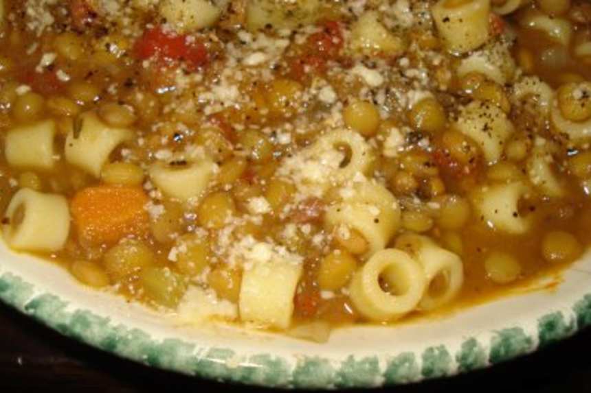 Lentil Soup With Ditalini (Aka, New Year's Soup) Recipe 