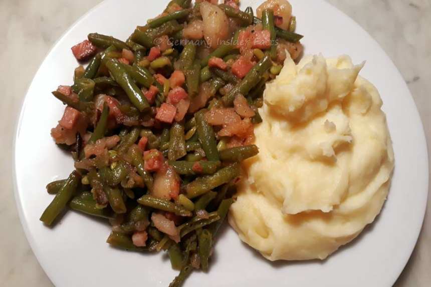 Birnen, Bohnen Und Speck  Traditional Stew From Schleswig-Holstein, Germany