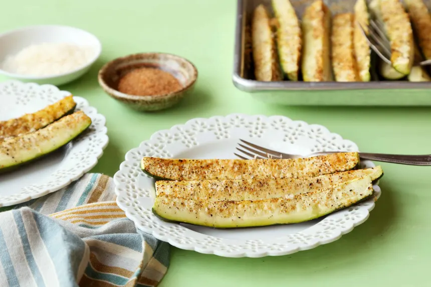 Pan-Fried Zucchini with Parmesan - Familystyle Food