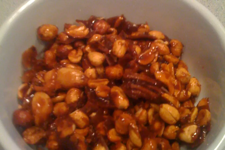 Sweet, Salty, Spicy Party Nuts Recipe