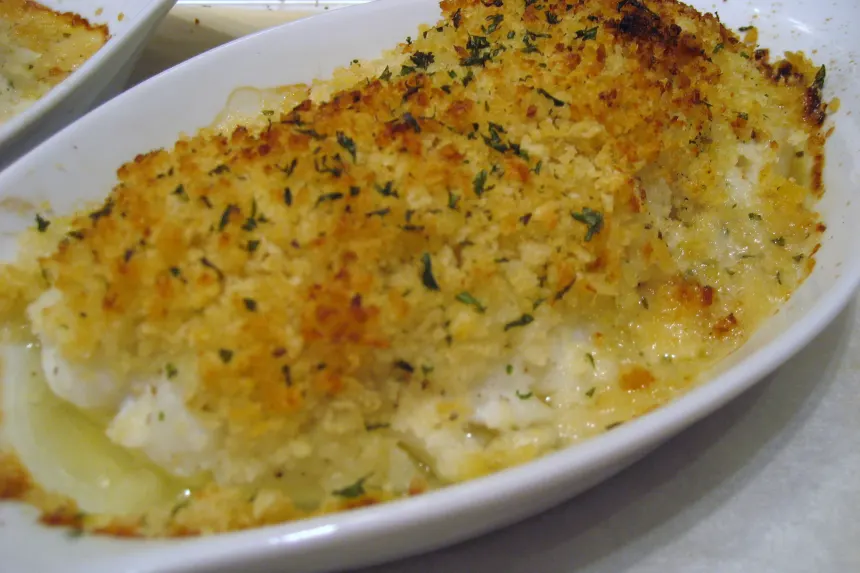 Baked Scrod With Lemon Herb Panko Crumbs Recipe - Food.com