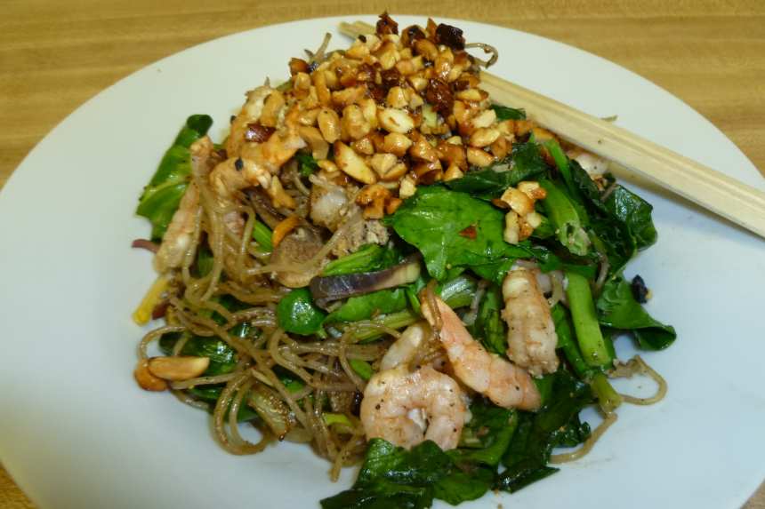 Pad Thai With Banana Flower Recipe