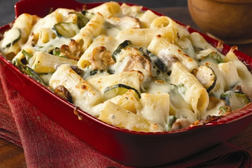 Creamy Zucchini & Spinach Rigatoni Recipe - Food.com